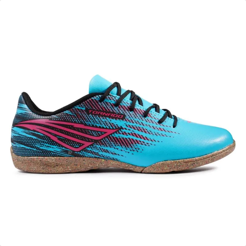 Chuteira Futsal Penalty Tornado Unissex 37 / Azul / Coral