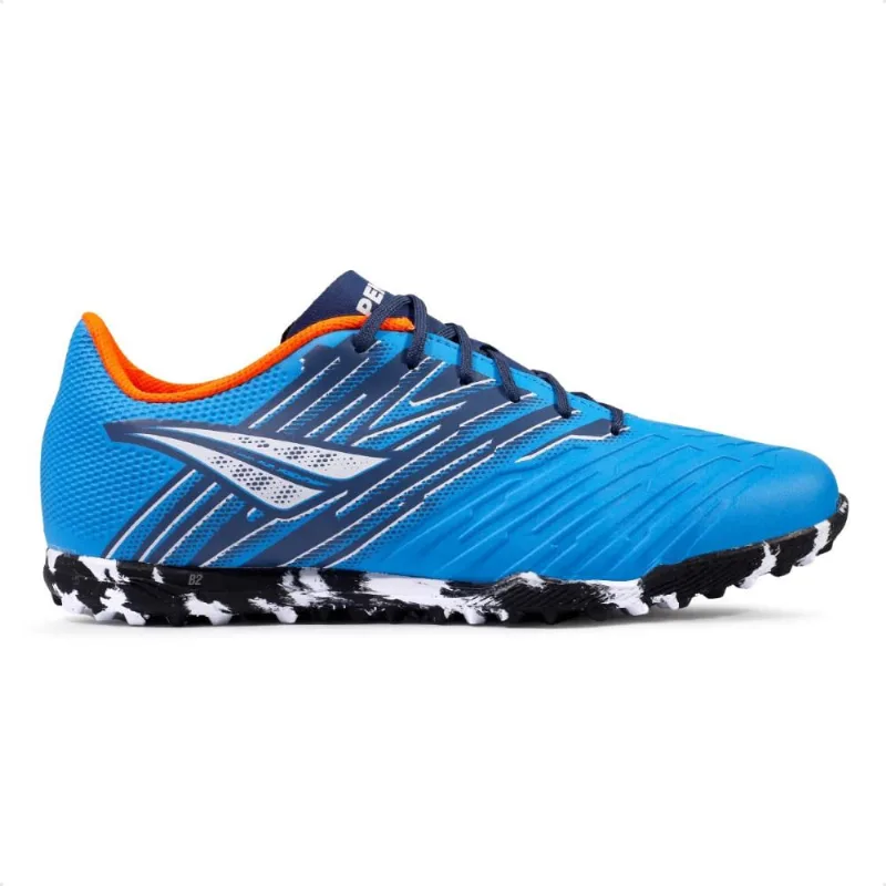 Chuteira Society Penalty Fúria Y-4 Unissex 43 / Azul / Branco