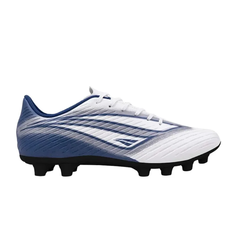 Chuteira Campo N°42 Penalty Lider Y-6 Branco Azul E Prata (MP)