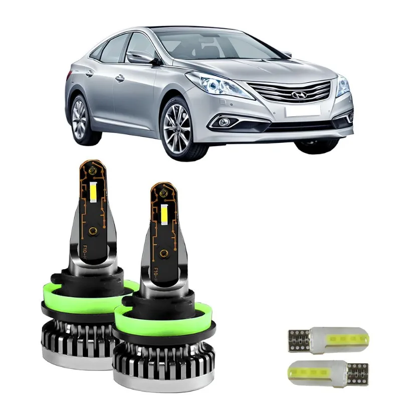 Kit Ultra Led Nano Hyundai Azera 2007/2017 30000 Lúmens
