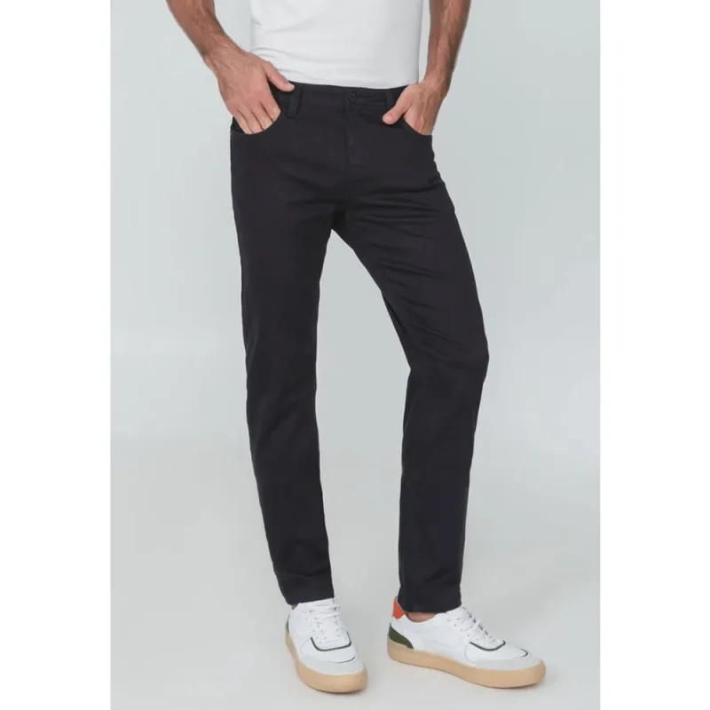 Calça Sarja Hangar 33 Slim Preto - Não Disponível - Moda