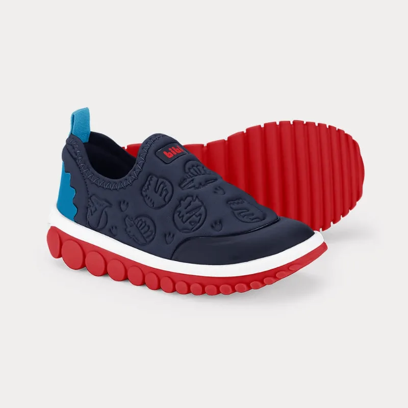 Tênis Infantil Bibi Roller 2.0 Azul de Dinossauro 1155475 24