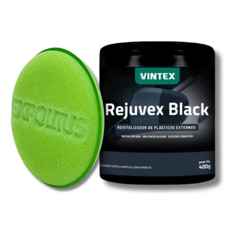 Rejuvex Black Revitalizador De Plásticos + Aplicador