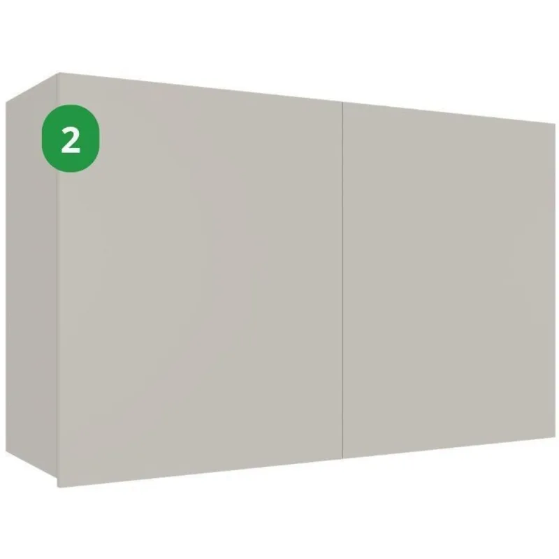 Armário Aéreo de Pia 2 Portas Amsterdam Herval PH3105 Off White 120cm