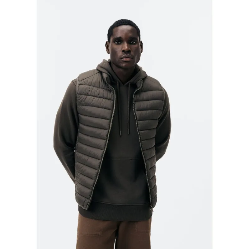 Colete Básico Masculino Puffer Comfort - Verde XXG