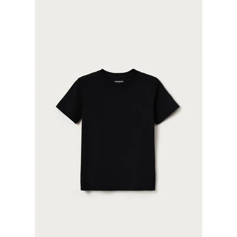 Camiseta Básica Infantil Menino Manga Curta Slim - Preto 004