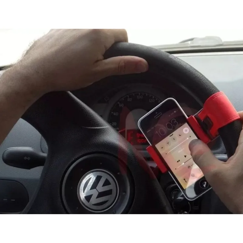 Suporte de Celular e gps para Volante Veicular