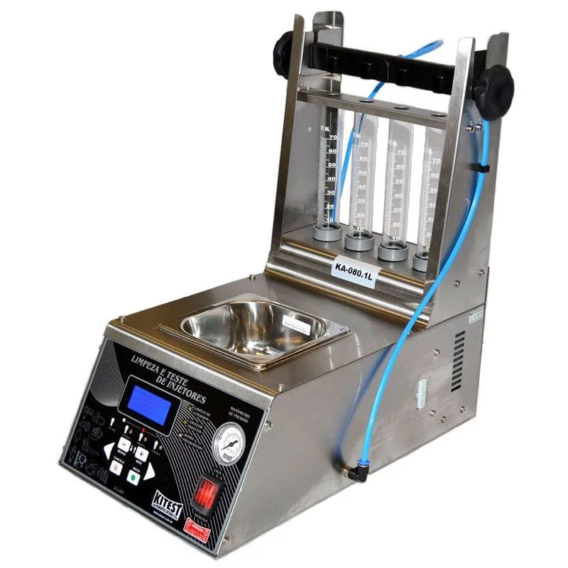 Maquina De Teste E Limpeza De Injetores Inox 1 Litro Ka-080.1l/