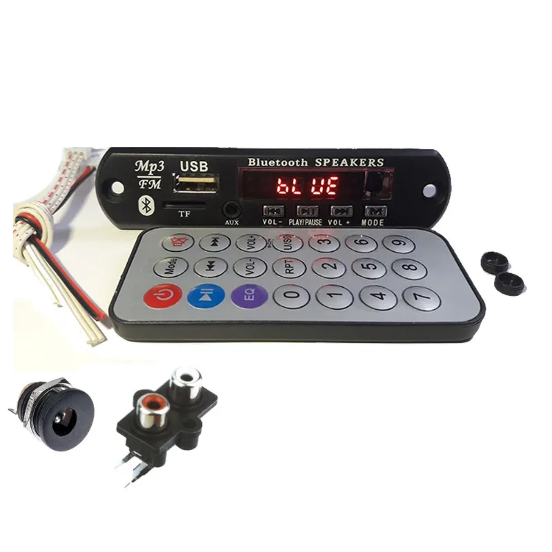 Placa Bluetooth, Usb, Fm, Cartão Tf E Controle Remoto