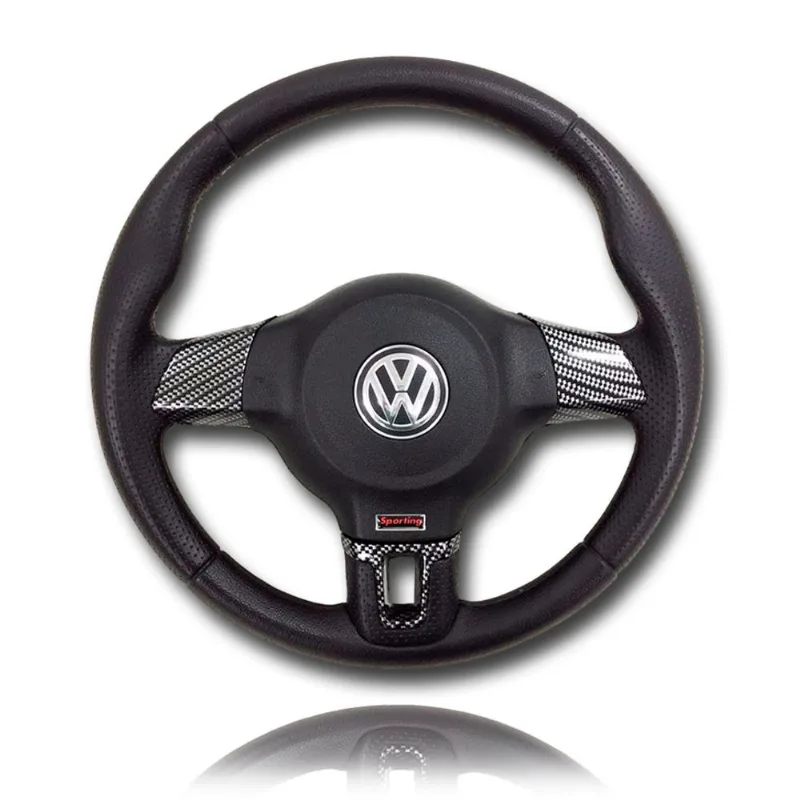 Volante Esportivo Jetta Fibra Carbono G5 G6 Gol Saveiro Fox
