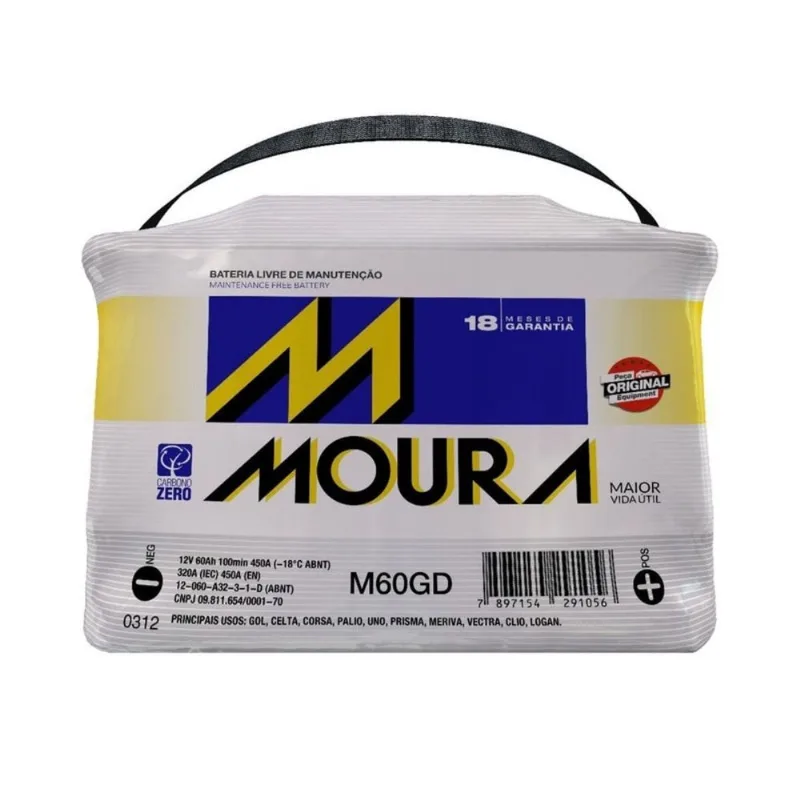 Bateria Moura 60ah M60gd