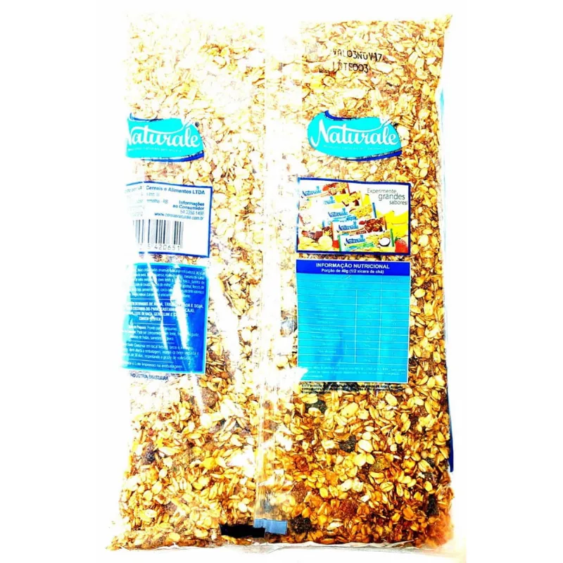 3 Kg Granola Crocante Cereais + Frutas Ideal Regimes