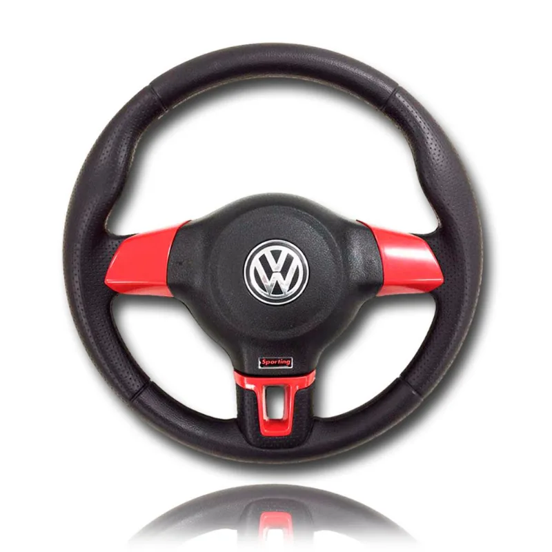 Volante Esportivo Jetta Vermelho Volkswagen G1 Gol Parati