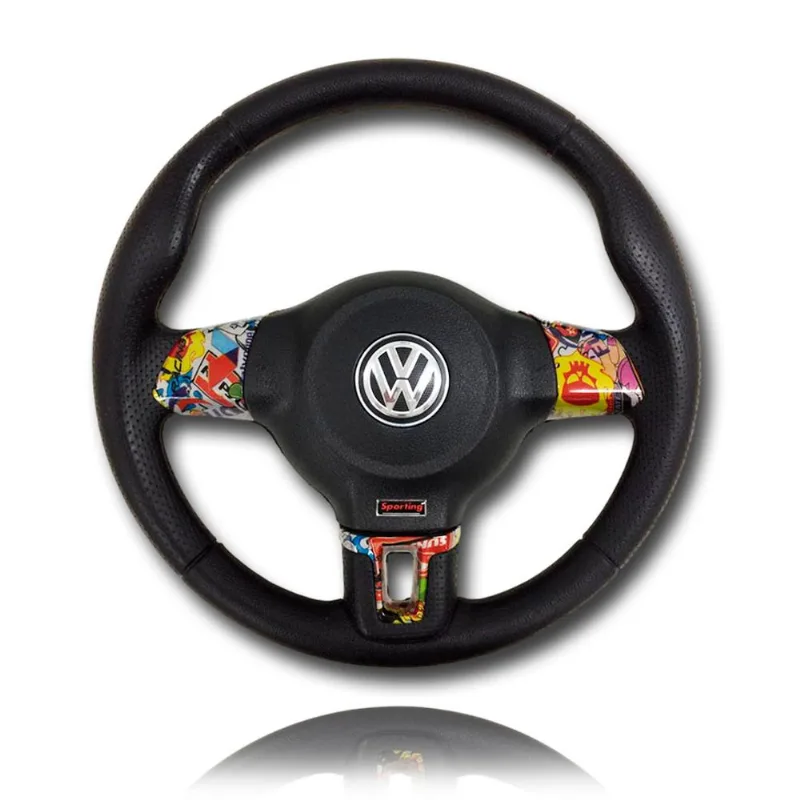 Volante Esportivo Sticker Bomb Volkswagen G1 Gol Parati