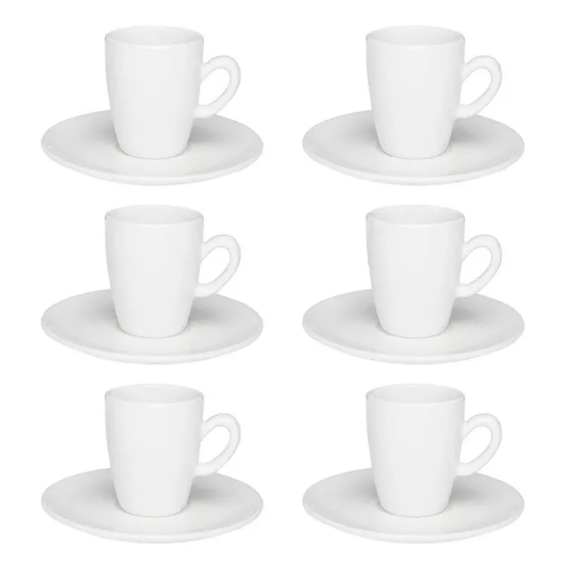 Conjunto Xícaras Café Expresso Branca