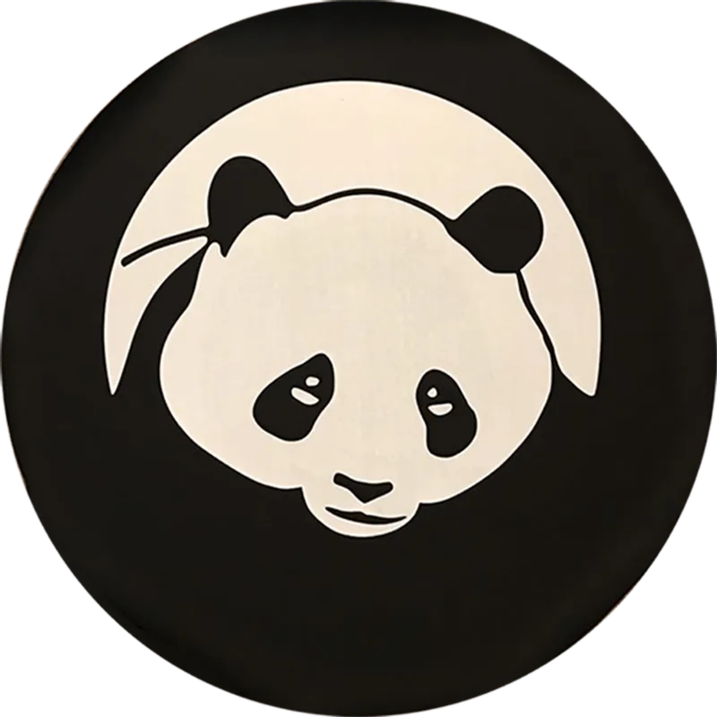 Capa De Estepe Panda Aro 13 À 15 Com Cadeado Aço