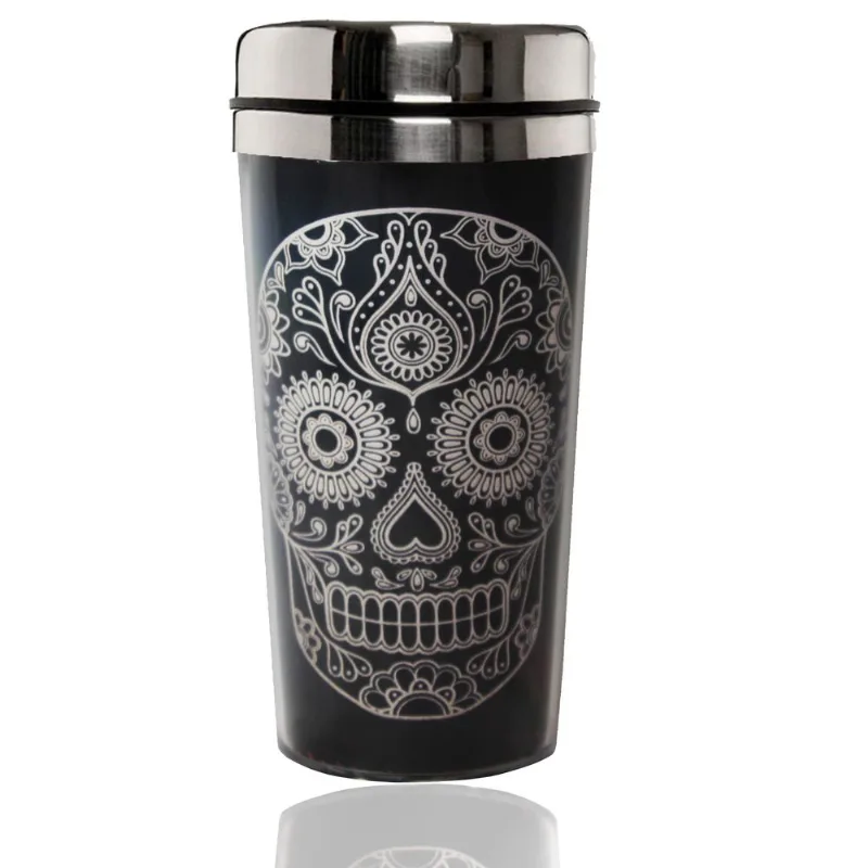 Copo Térmico Caveira Mexicana 450 ml