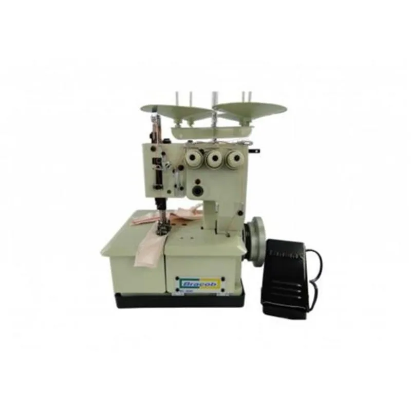Máquina de costura Galoneira portátil Bracob,3 agulhas 110v