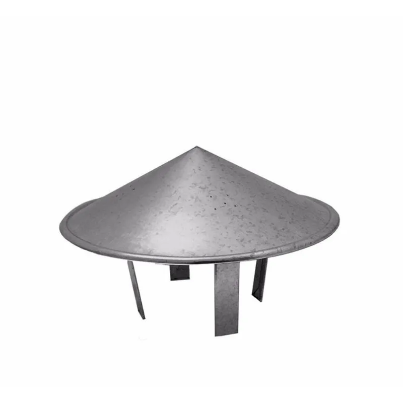 Chapéu para chaminé 30 cm de churrasqueira, lareira, forno