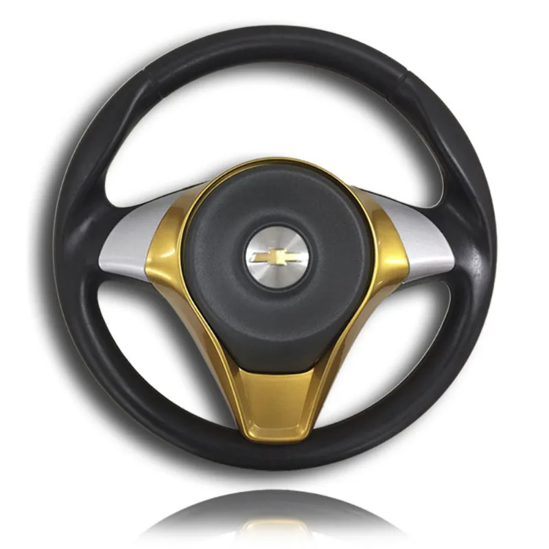 Volante Sporting Dourado Com Cubo Omega Vectra Astra Prisma
