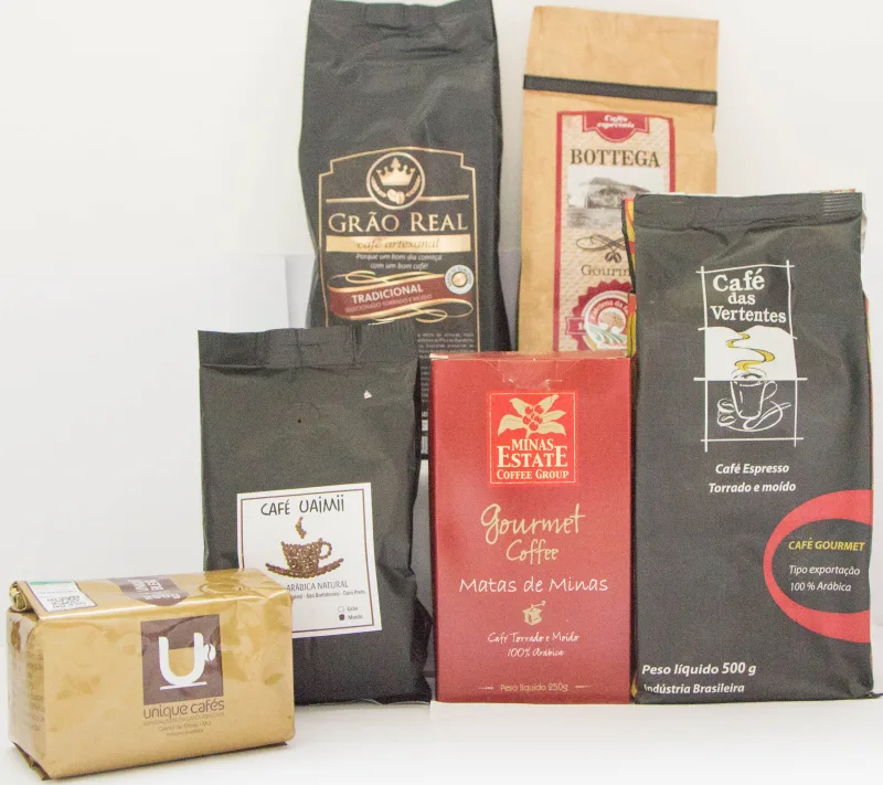 Kit Com 6 Cafés Cafés De Minas Gerais - Não Informado