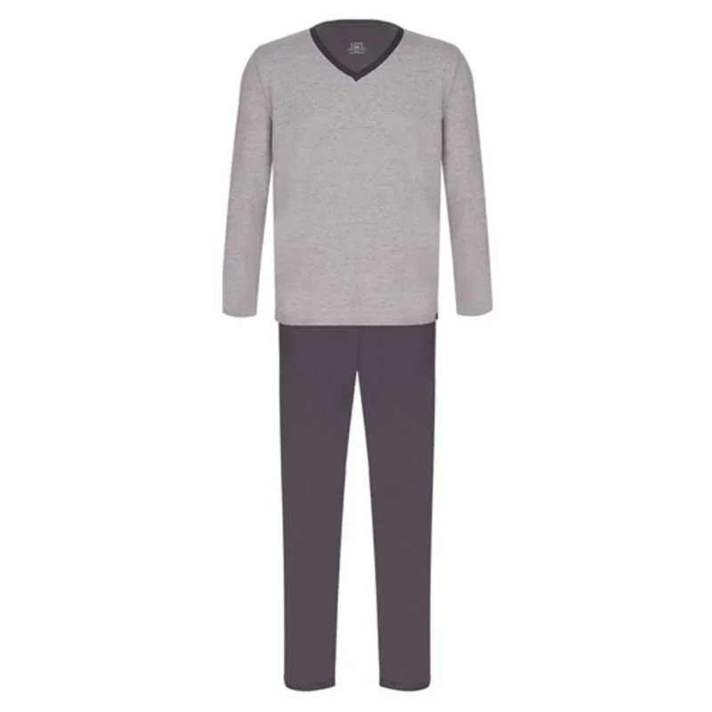 PIJAMA MASCULINO ADULTO LUPO 28011-001 CHUMBO - G - Lupo