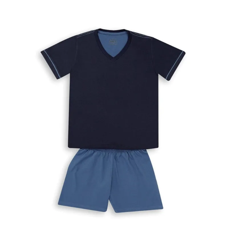 Pijama Lupo Malha Curto 28000-001 MARINHO - M