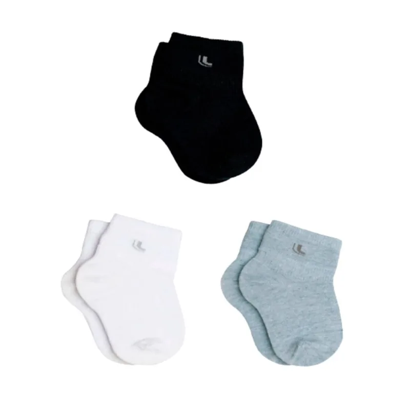 Kit com 3 Meias Bebê Cano Médio Lupo 2724-089 - Lupo