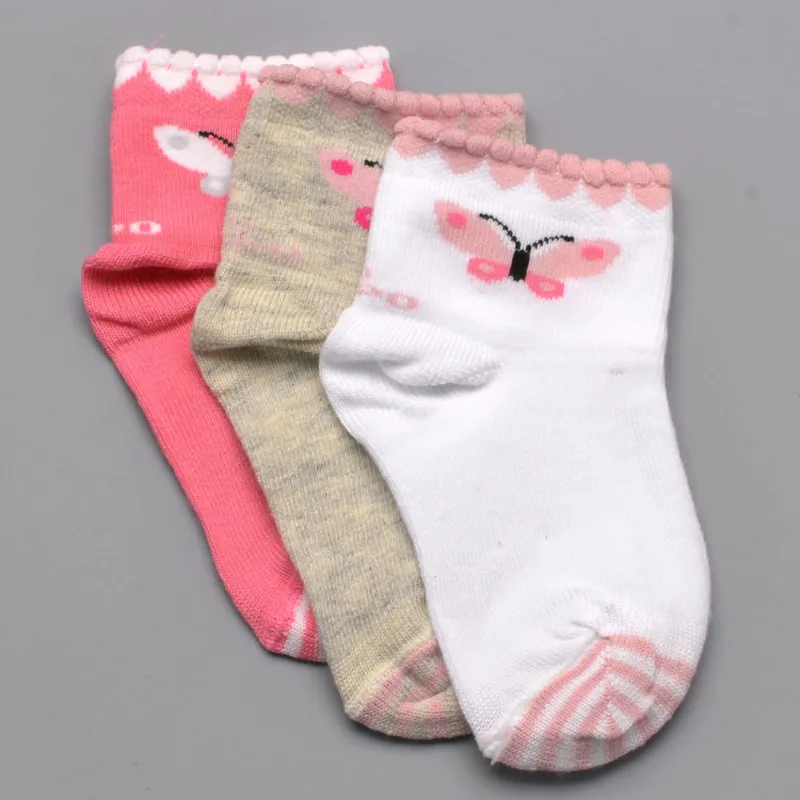 Kit Meia Baby Girls 3 Unidades - 02000/989/929 Rosa - 20 a 23