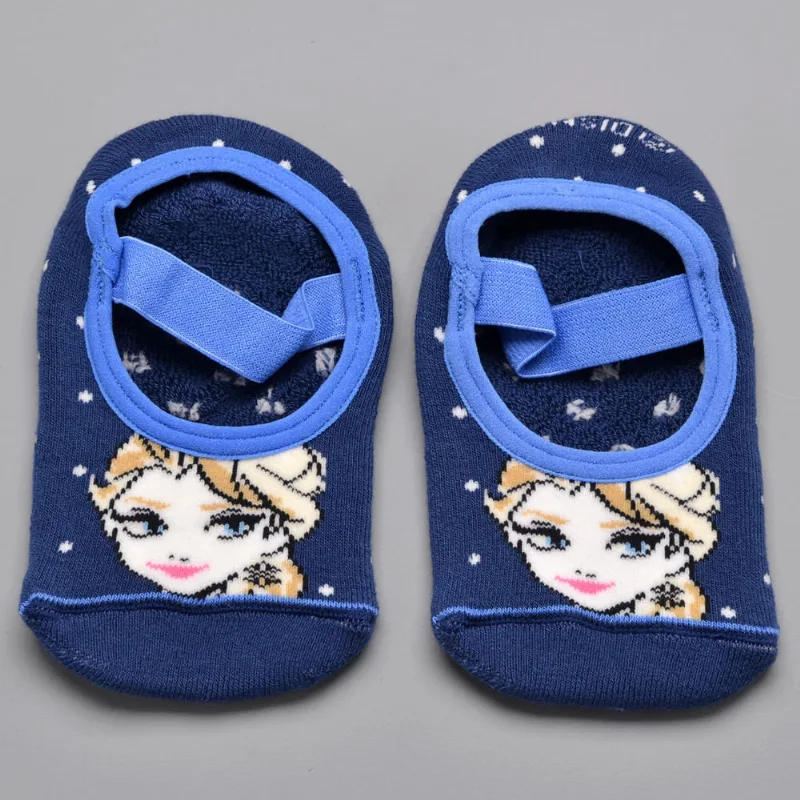 Meia Antiderrapante Disney Frozen Marinho Marinho - 24 a 29