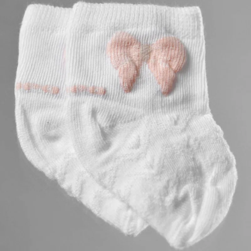 Meia Baby Laços 2000/334/1180/005 Salmon - 20 a 23