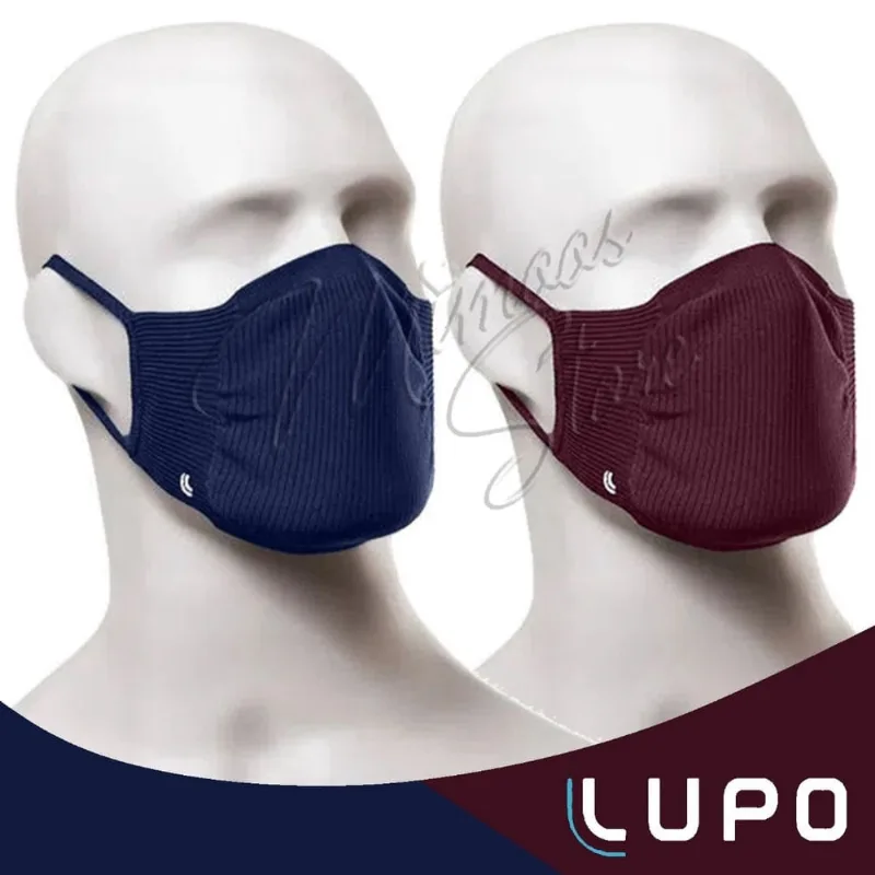 Kit 2 Máscaras Lupo Azul e Vinho- ed. Limitada-Adulto