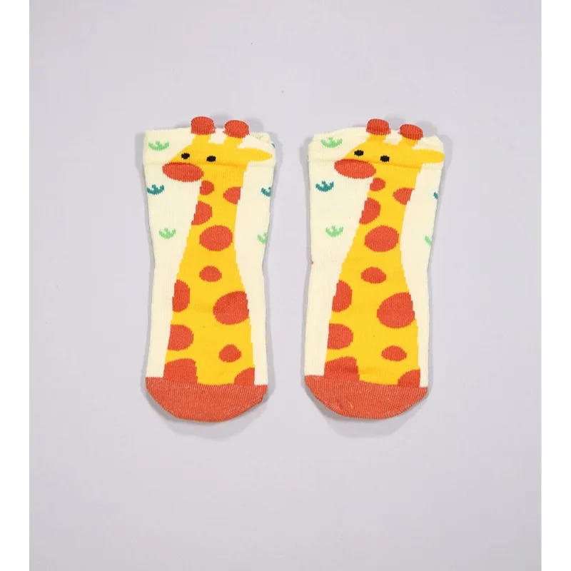 Meia Baby Girafinha Amarelo - 0 a 4 M