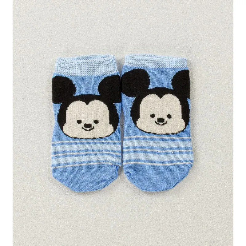 Meia RN Disney Mickey Azul - 0 a 4 M