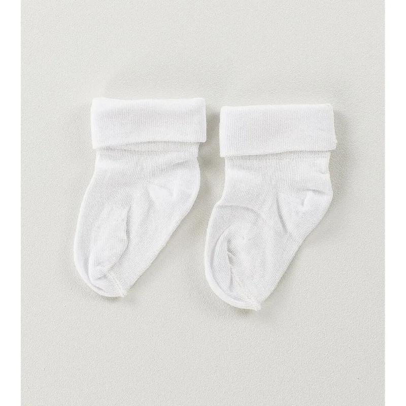 Meia Baby RN Básica Branca Branco - 0 a 4 M