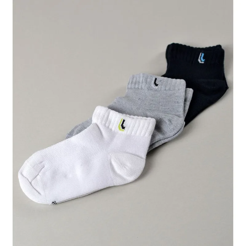 Kit Meia Kids Cano Médio com 3 Pares Tam. 24 a 35 Colorido - 28 a 31