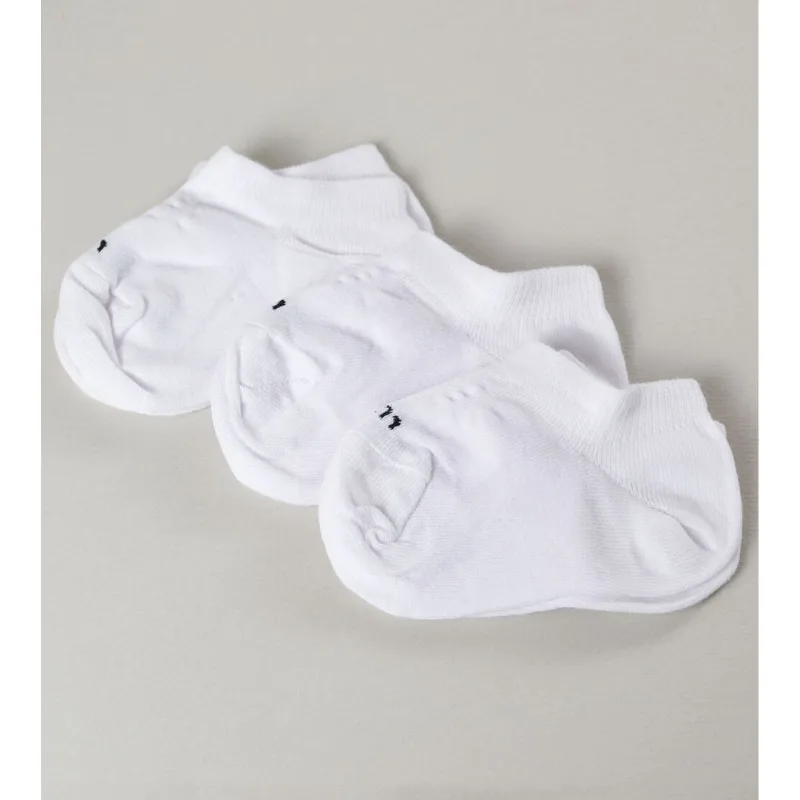 Kit Meia Kids Cano Curto com 3 Pares Tam. 24 a 35 Branco - 32 a 35