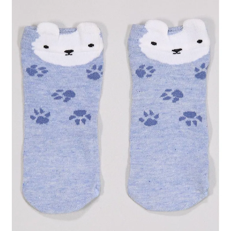 Meia Baby Azul 02038/034/2230/10 Tam. 16 a 23 Azul - 16 a 23