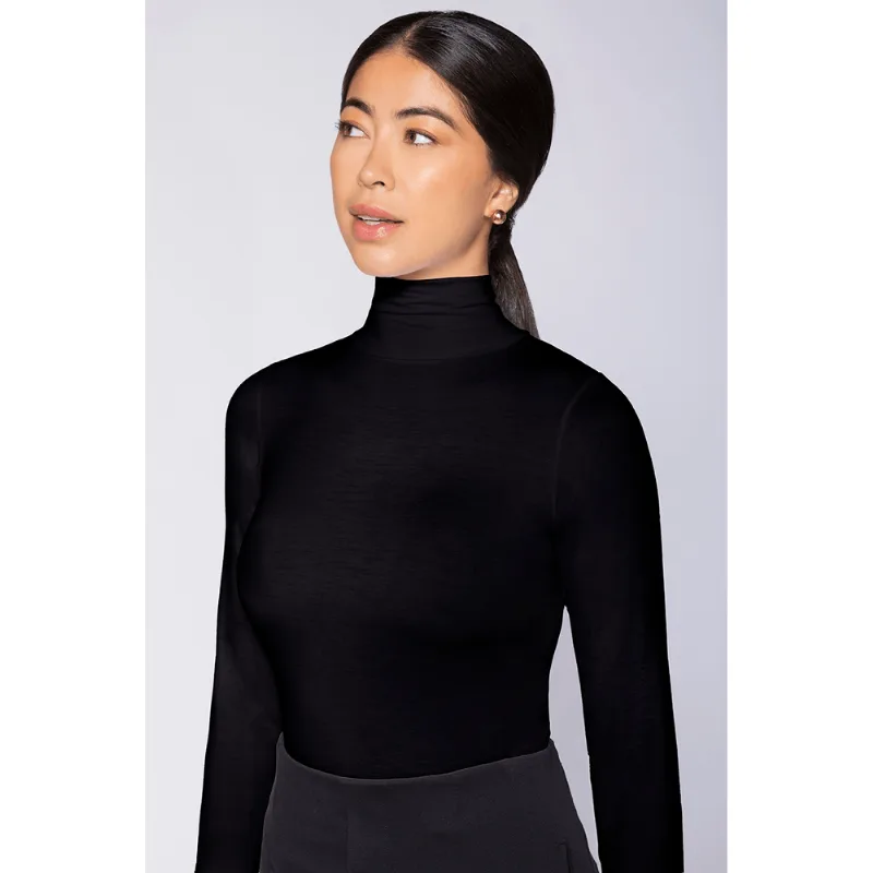 Blusa Modal Gola Alta Feminina Lupo Tamanho: P | Cor: Preto - Lupo