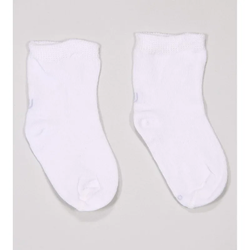 Meia Lisa Baby 02005/004/1120/170 Tam. 16 a 23 Branco - 0 a 4 M
