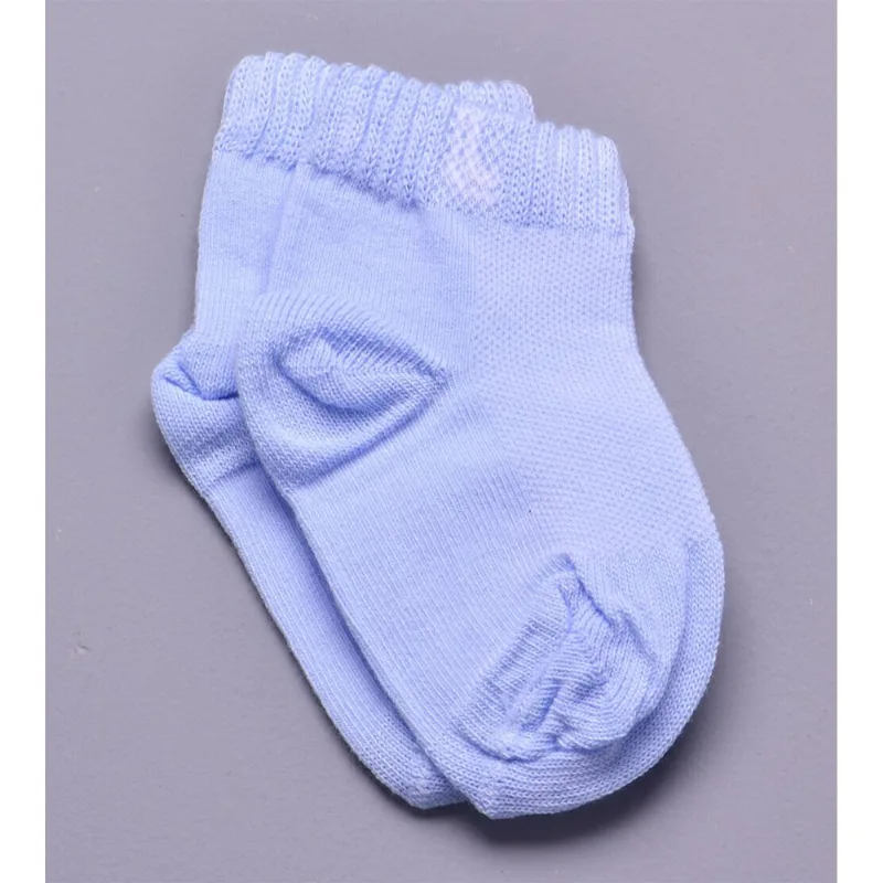 Meia Lisa Baby 02025/002/2080/5 Tam. 16 a 23 Azul - 16 a 23