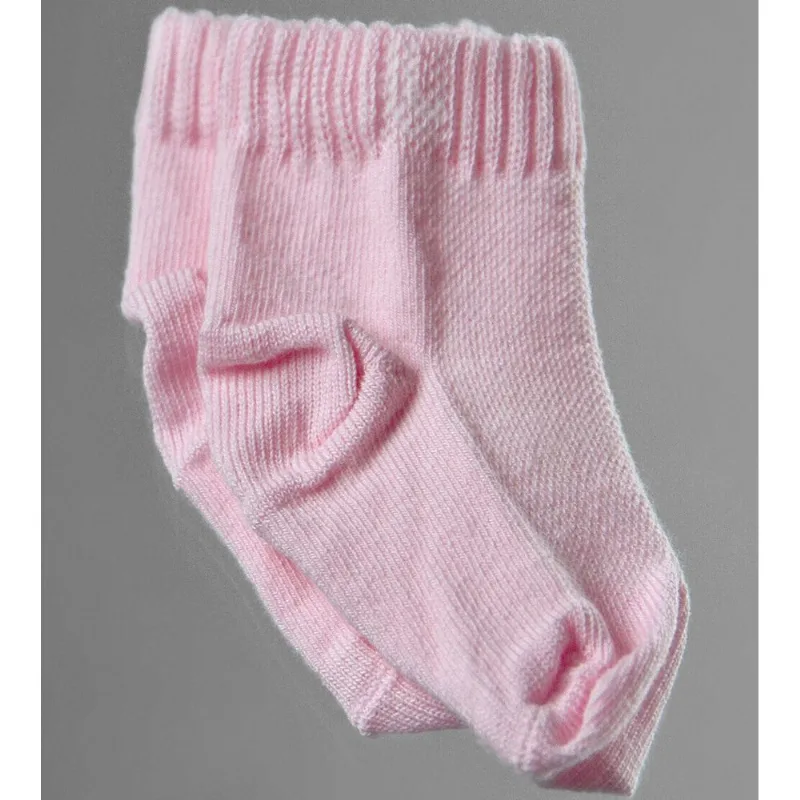 Meia Lisa Baby 02025/002/5110/5 Tam. 16 a 23 Rosa - 16 a 23