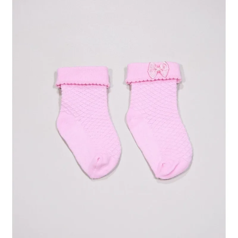 Meia Baby Rosa 02035/003/5090/170 Tam. 0 a 23 Rosa - 0 a 4 M