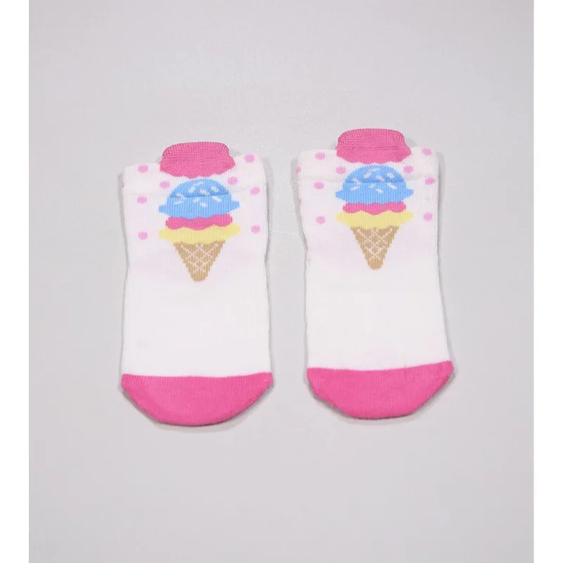 Meia Baby Sorvetinho 02038/036/8056/10 Tam. 16 a 23 Rosa - 16 a 23
