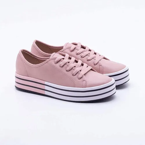 TÊNIS BEIRA RIO FLATFORM ROSA 38 - ROSA