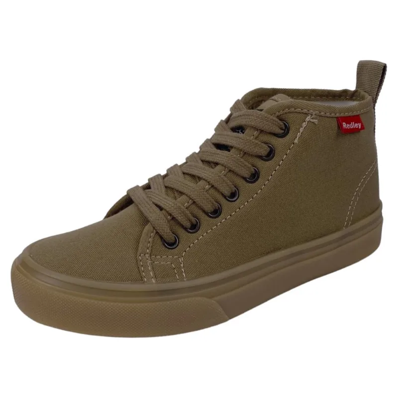 Tênis Redley Originals Mid Monocromo Marrom - Redley