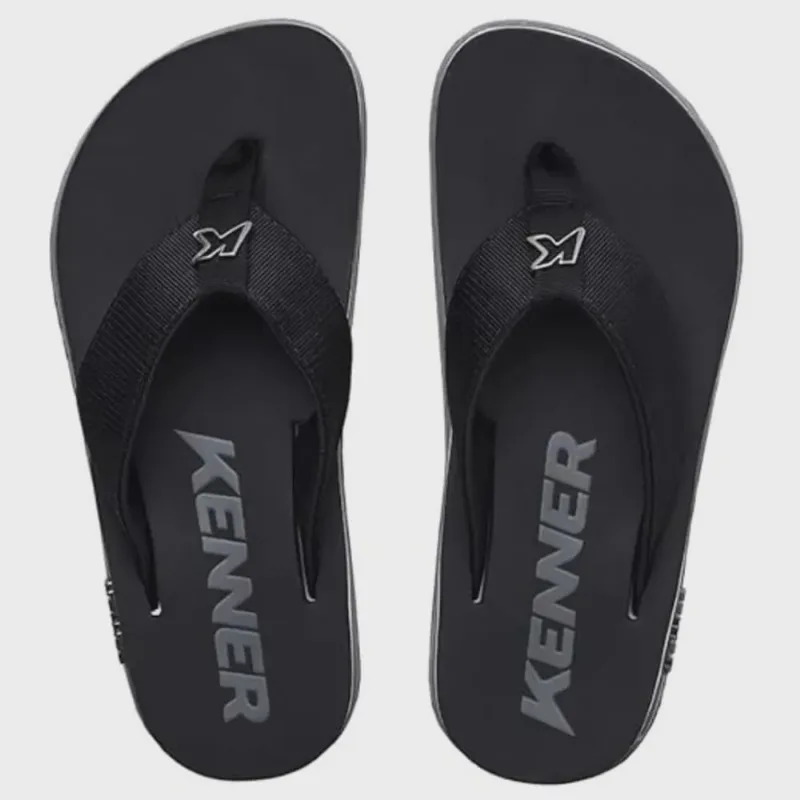 Chinelo Kenner Kivah Line Adulto Feminino Preto