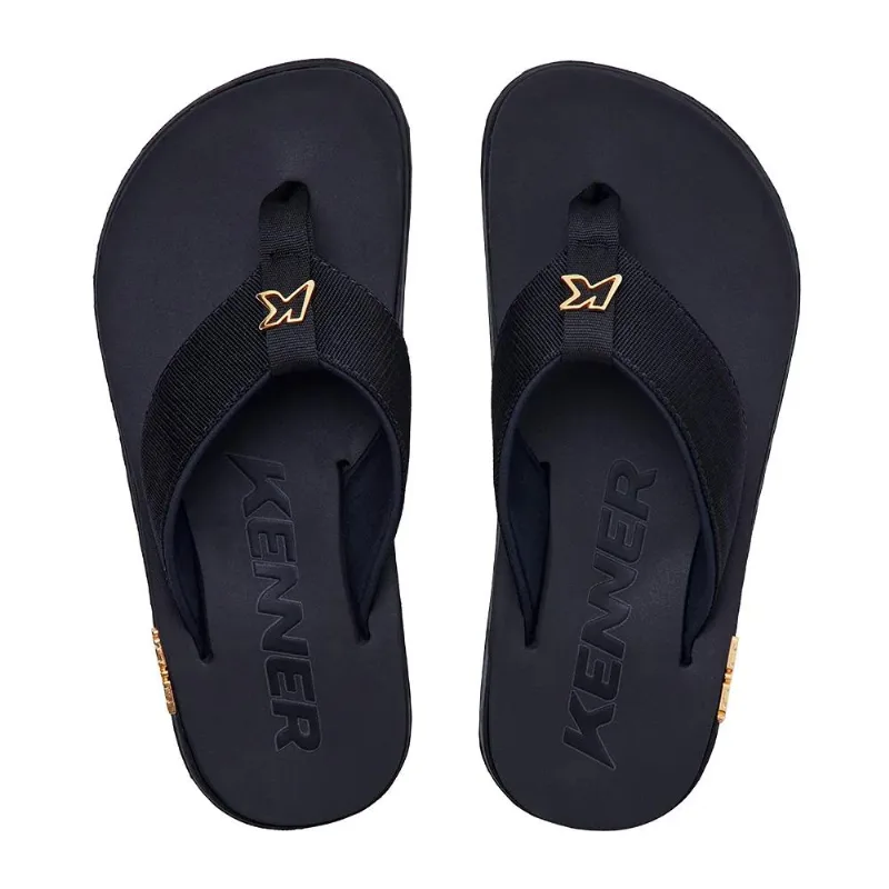 Chinelo Kenner Kivah Nylon Ref 1300022304-1 Preto/preto 38