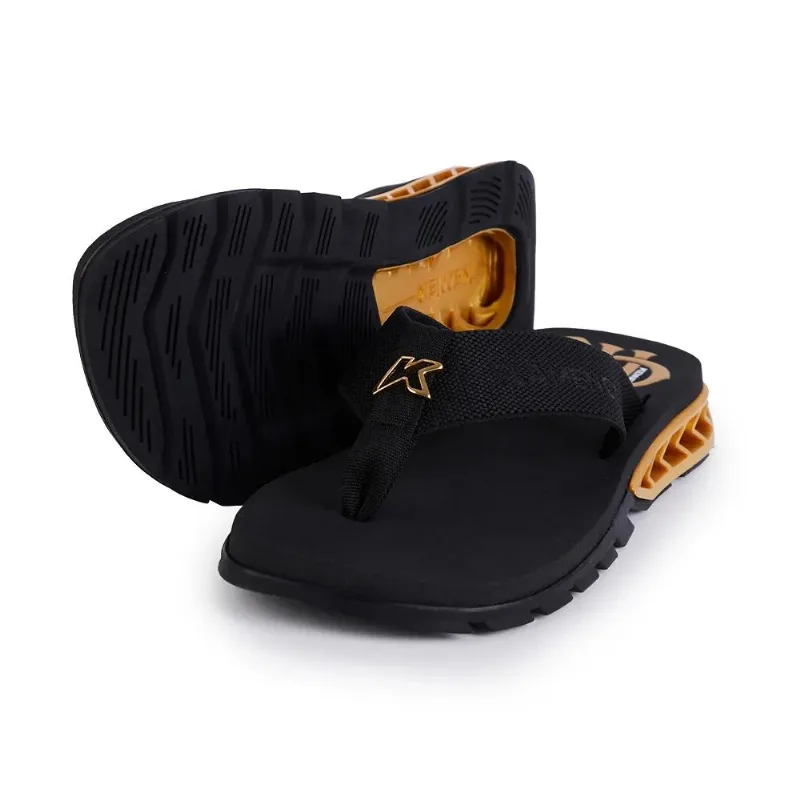 Chinelo Kenner Flamengo Ref 1900022101-1 Preto/dourado 37