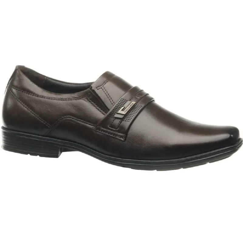 Sapato Pegada Social Em Couro Ref 122319-02 Marrom 043